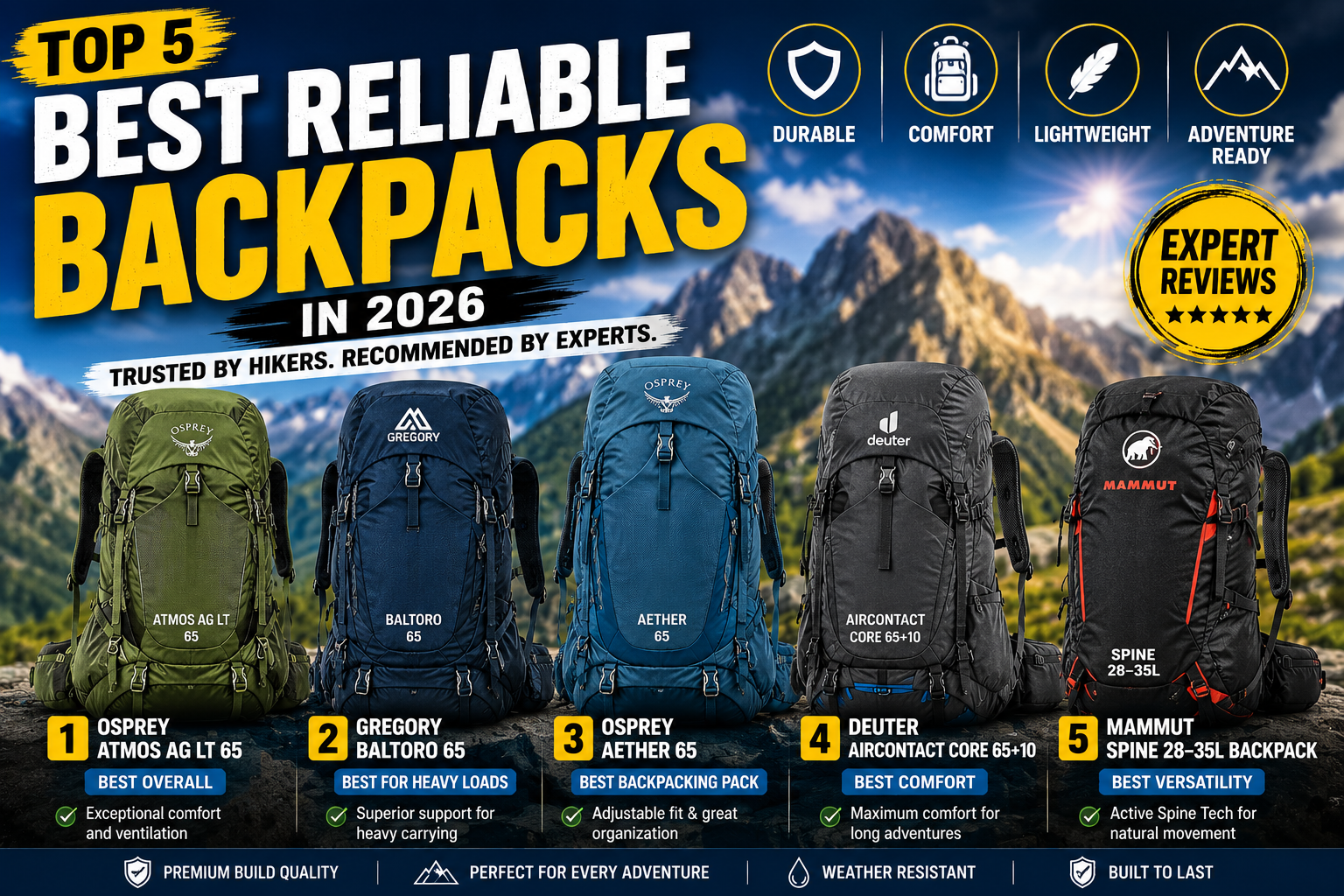 reliable backpack