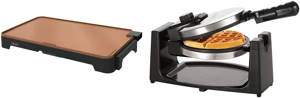 bella Classic Rotating Belgian waffle maker