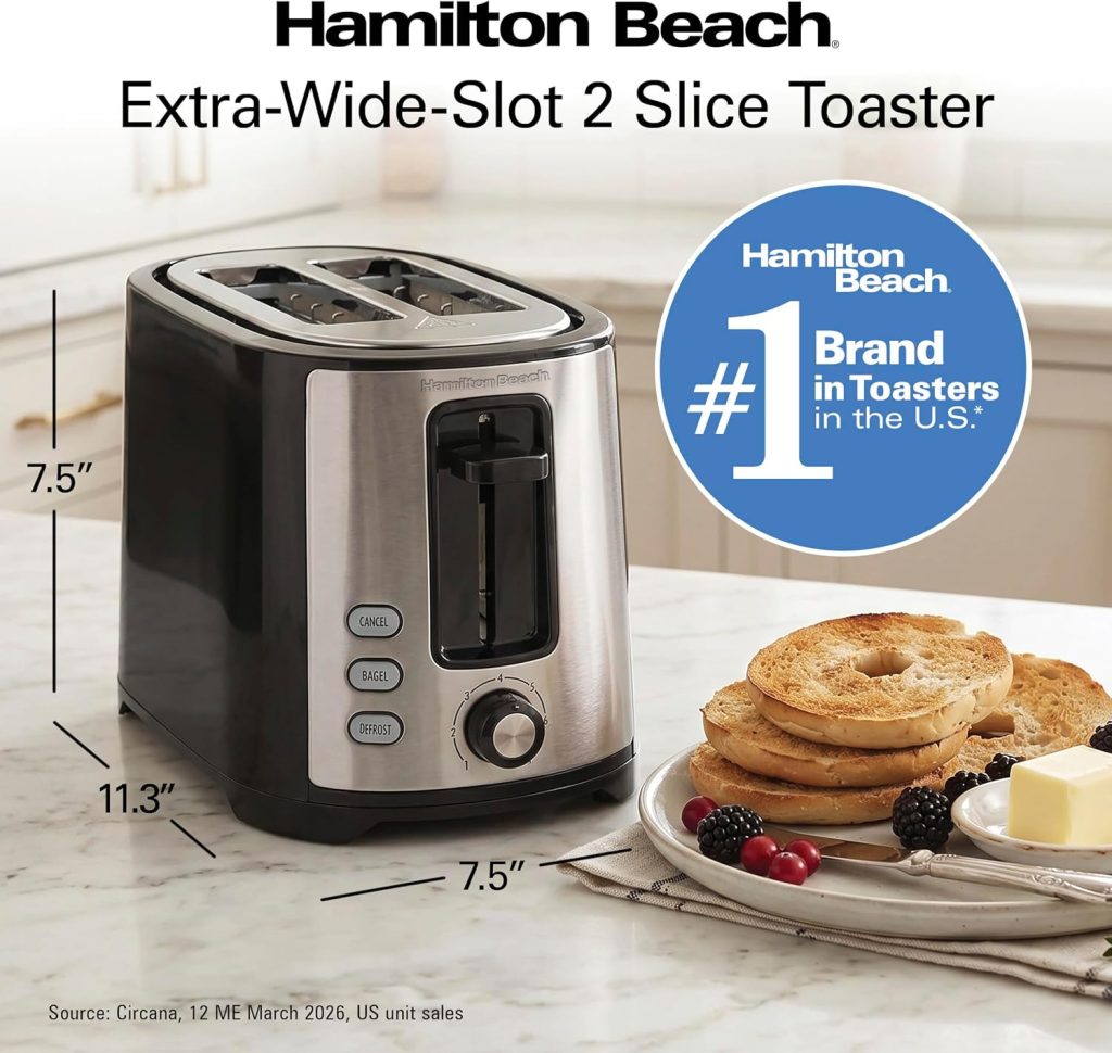 Hamilton Beach 2-Slice Extra-Wide Slot Toaster