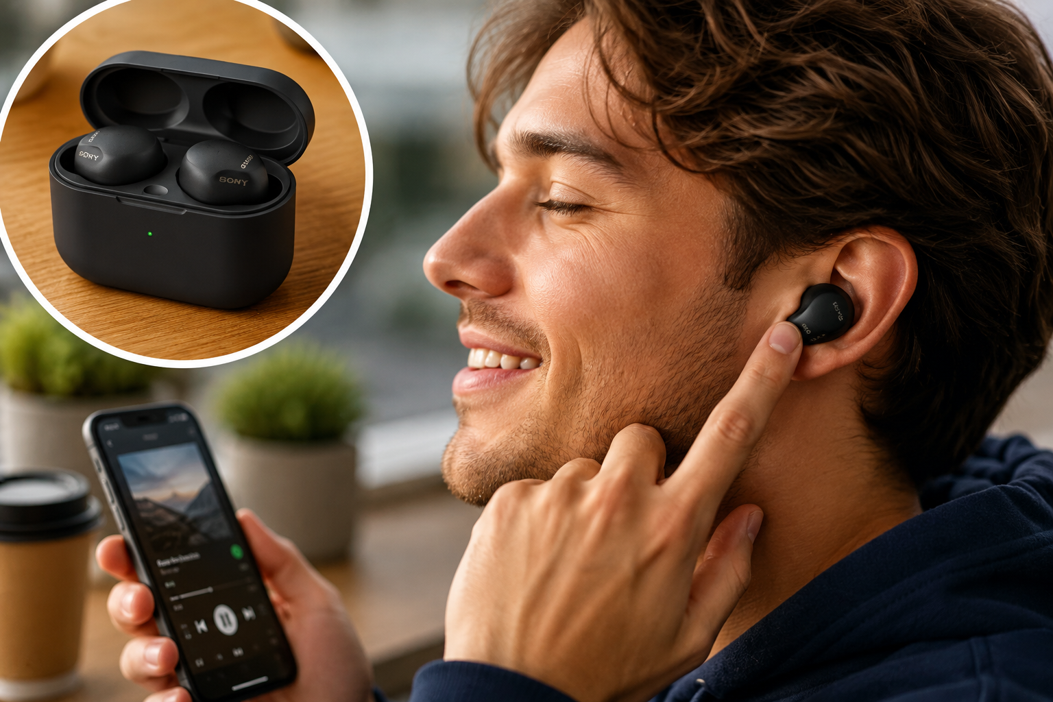 portable wireless earbud