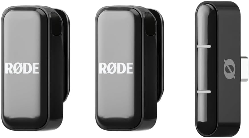 RØDE Wireless Micro (2 Mics + Charging Case), USB-C for iPhone & Android