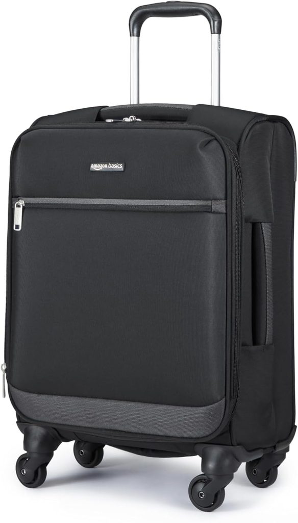 Amazon Basics 18" Medium Carry-On Softside Expandable Suitcase