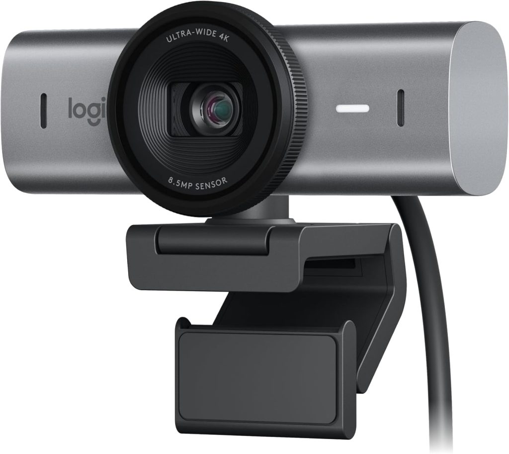 Logitech MX Brio Ultra HD 4K Webcam Collaboration and Streaming