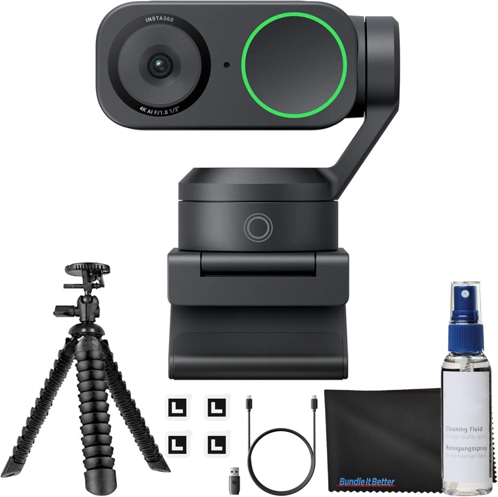 Insta360 Link 2 - PTZ 4K Webcam for PC/Mac