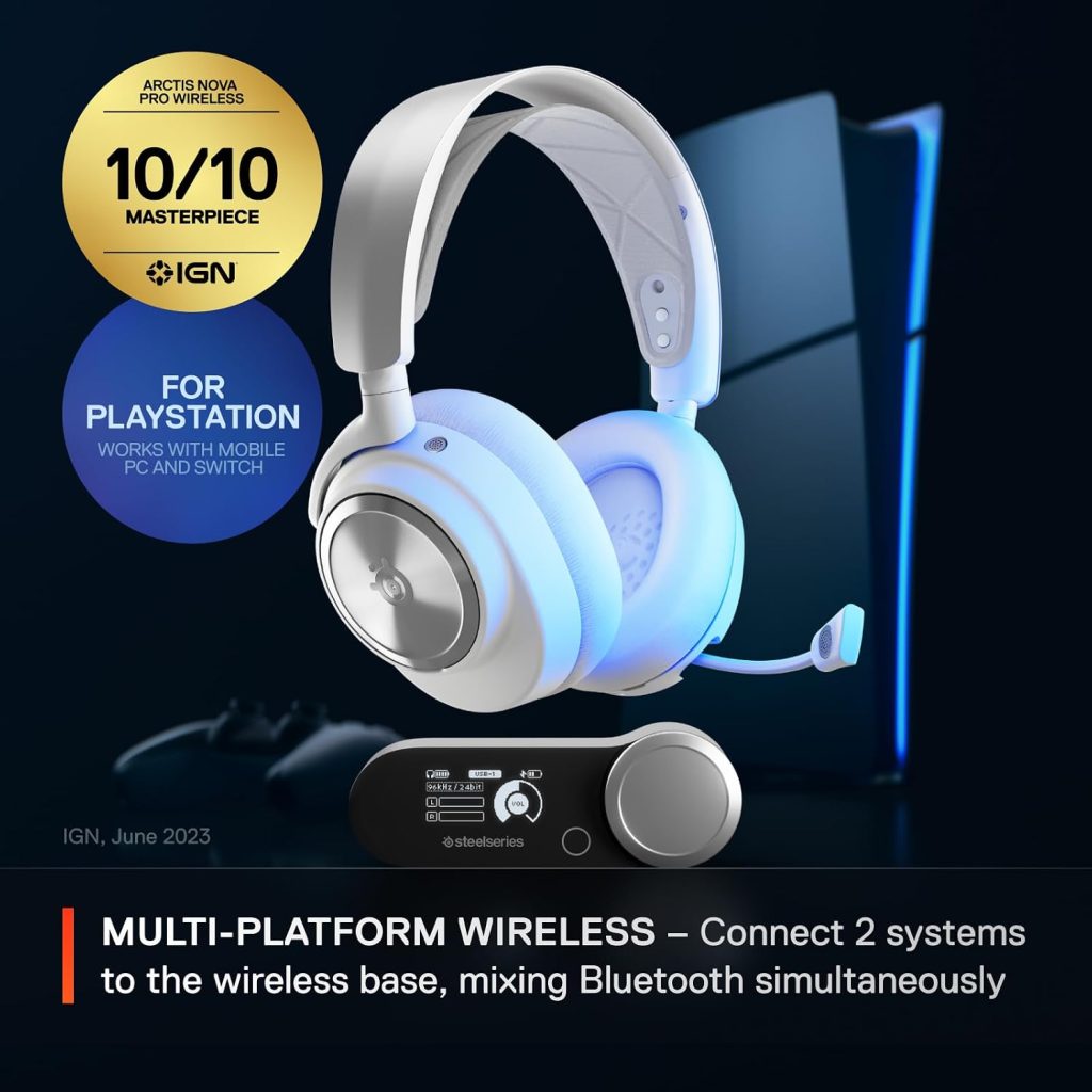 SteelSeries Arctis Nova Pro Wireless Multi-System Gaming Headset