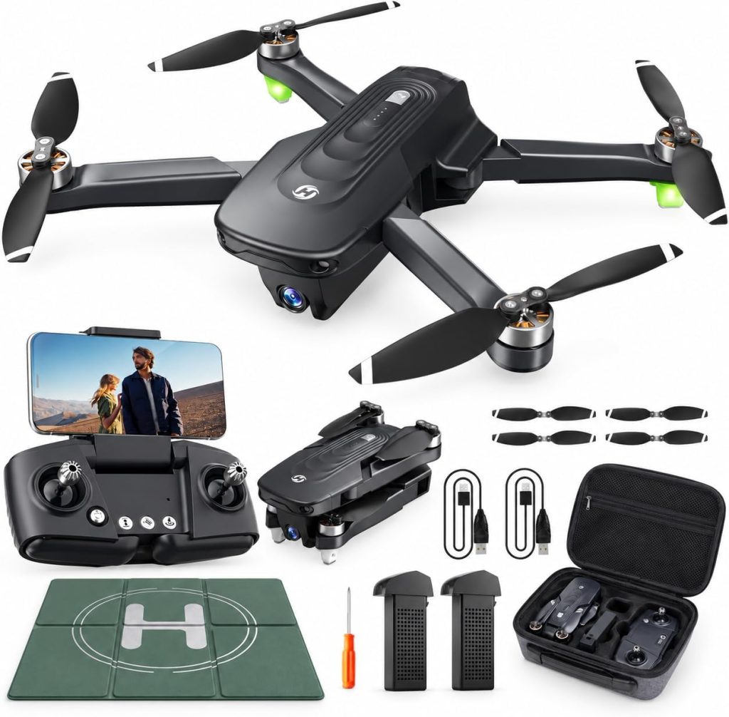 
Holy Stone HS175D GPS Drone with 50cm/20in Universal Portable Luminous Waterproof Foldable Drone Landing Pad
