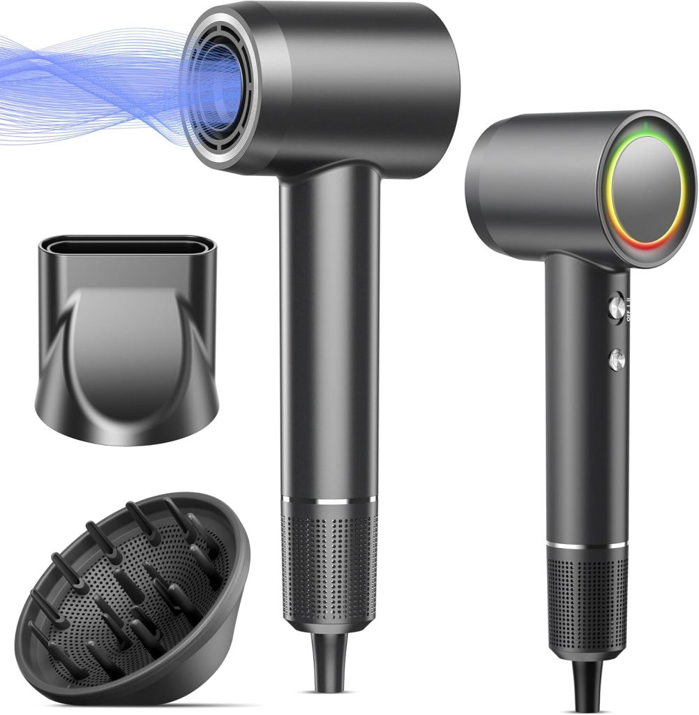 D YＳ０Ｎ Hair Dryer Alternatives, 160000RPM High Speed Ionic Blow Dryer