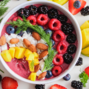 The best fluffy butter milk pancakes with triple berry sauce